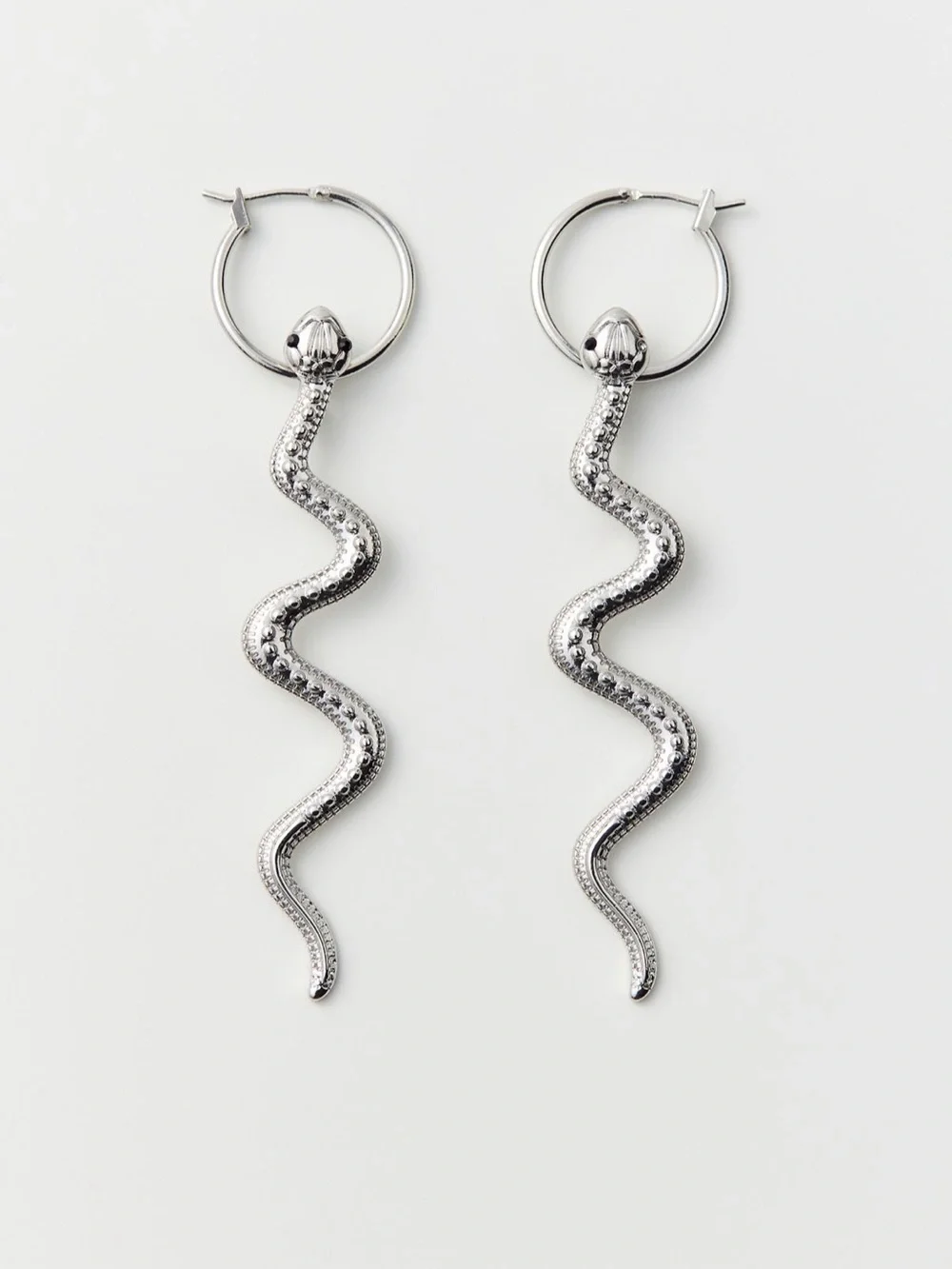 Snake Charm Hoop Earring